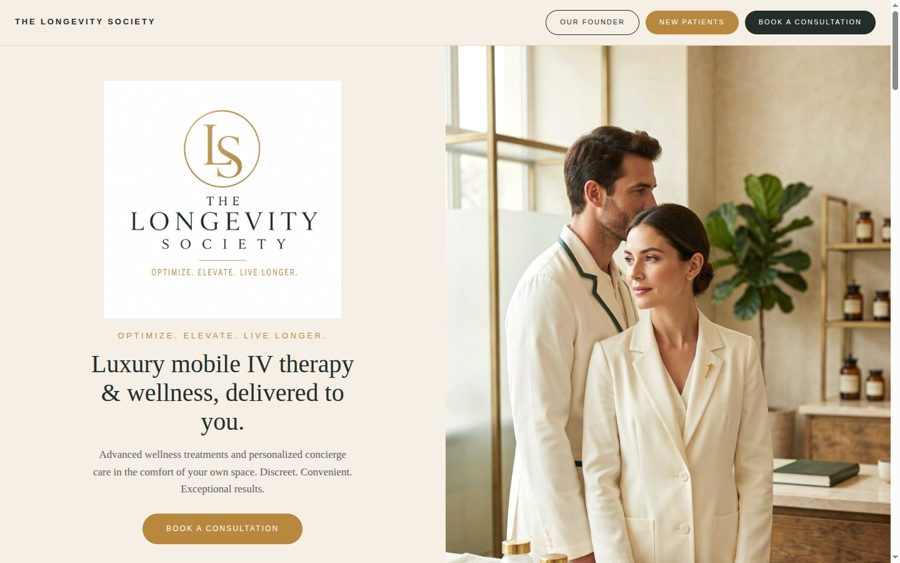 LG Society website