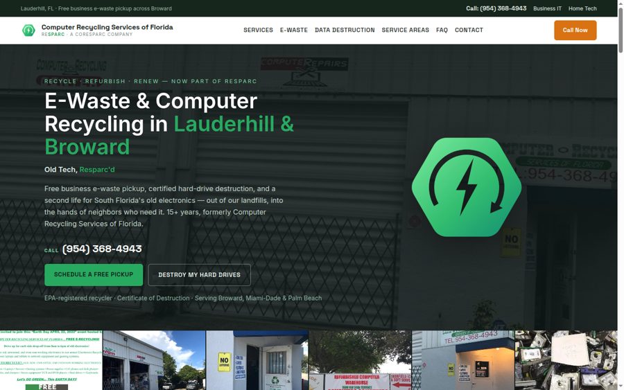 ReSparc recycling website